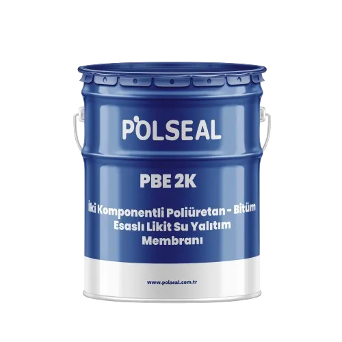 Polseal PBE 2K İki Komponentli Poliüretan-Bitüm Esaslı Likit Su Yalıtım Membranı
